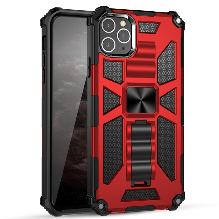 Estuche protector magnético Armor a prueba de golpes TPU + PC con soporte, For iPhone 11, For iPhone 11 Pro, For iPhone 11 Pro Max