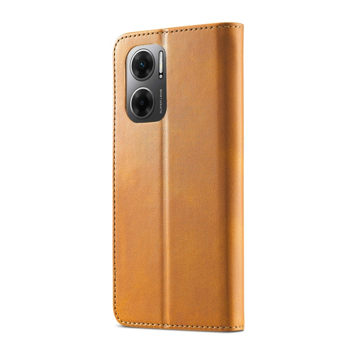 LC.IMEEKE Estuche para teléfono de cuero con textura de becerro, For Xiaomi Redmi 10 5G, For Xiaomi Poco M5, For Xiaomi Poco M4 5G, For Xiaomi Redmi Note 11E 5G, For Xiaomi Redmi 10 Prime＋5G, For Xiaomi Redmi 11 Prime 5G