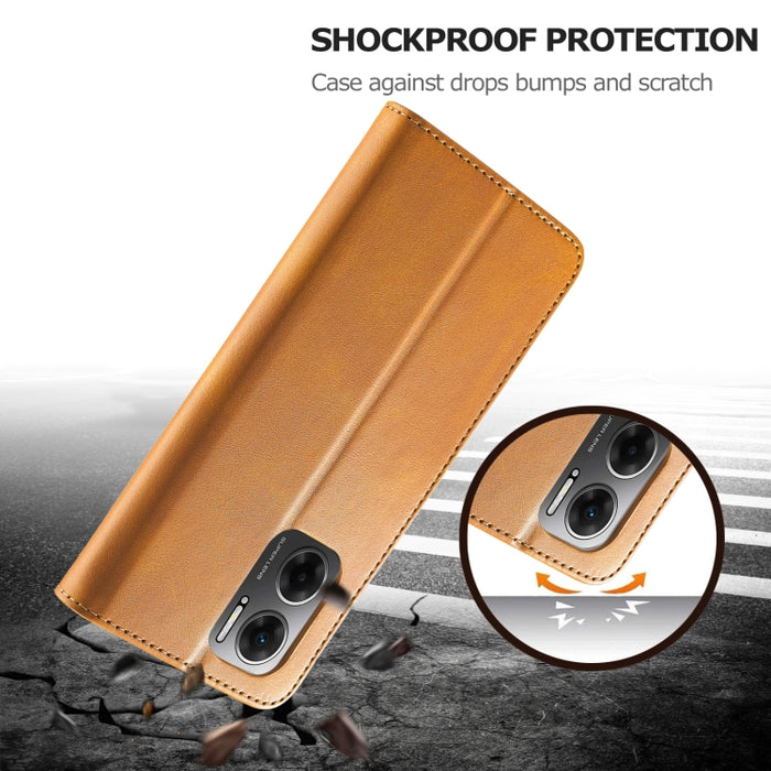 LC.IMEEKE Estuche para teléfono de cuero con textura de becerro, For Xiaomi Redmi 10 5G, For Xiaomi Poco M5, For Xiaomi Poco M4 5G, For Xiaomi Redmi Note 11E 5G, For Xiaomi Redmi 10 Prime＋5G, For Xiaomi Redmi 11 Prime 5G