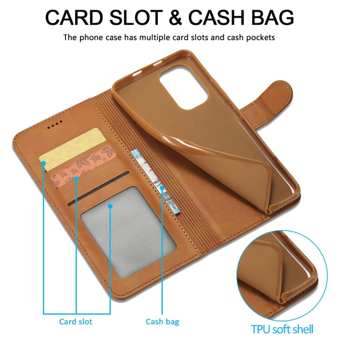 LC.IMEEKE Estuche para teléfono de cuero con textura de becerro, For Xiaomi Redmi 10 5G, For Xiaomi Poco M5, For Xiaomi Poco M4 5G, For Xiaomi Redmi Note 11E 5G, For Xiaomi Redmi 10 Prime＋5G, For Xiaomi Redmi 11 Prime 5G