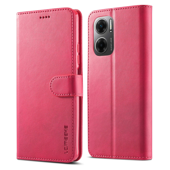 LC.IMEEKE Estuche para teléfono de cuero con textura de becerro, For Xiaomi Redmi 10 5G, For Xiaomi Poco M5, For Xiaomi Poco M4 5G, For Xiaomi Redmi Note 11E 5G, For Xiaomi Redmi 10 Prime＋5G, For Xiaomi Redmi 11 Prime 5G