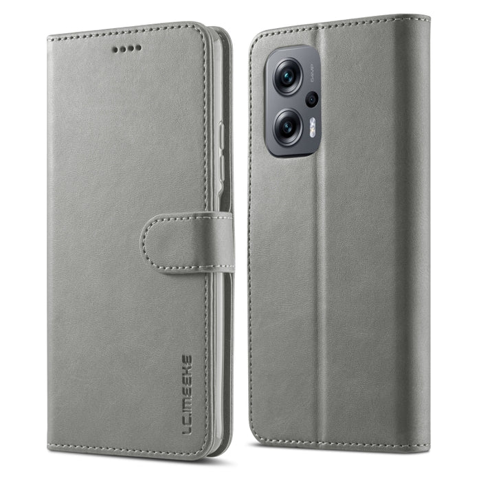 LC.IMEEKE Estuche para teléfono de cuero con textura de becerro, For Xiaomi Redmi 10 5G, For Xiaomi Poco M5, For Xiaomi Poco M4 5G, For Xiaomi Redmi Note 11E 5G, For Xiaomi Redmi 10 Prime＋5G, For Xiaomi Redmi 11 Prime 5G