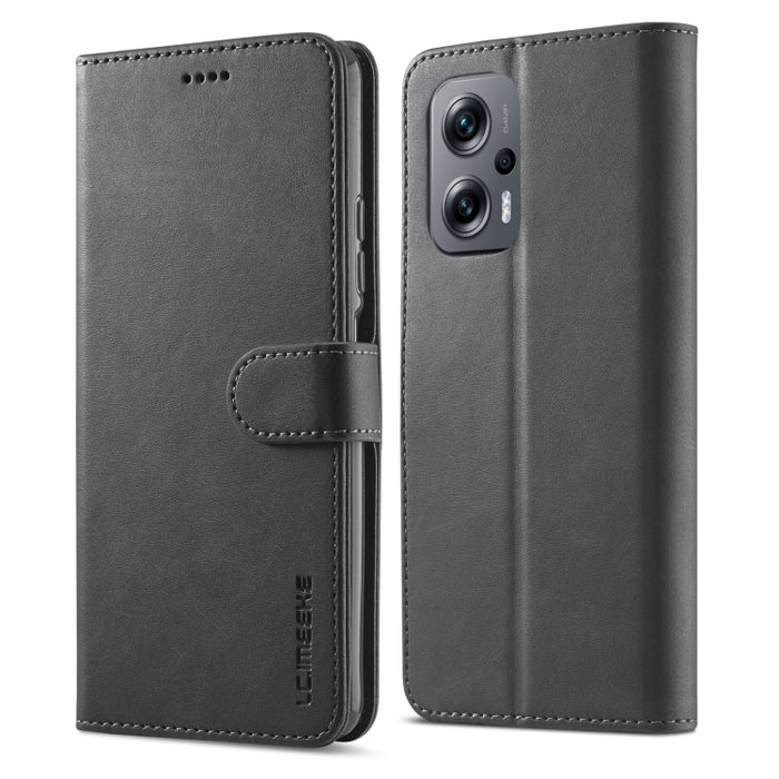 LC.IMEEKE Estuche para teléfono de cuero con textura de becerro, For Xiaomi Redmi 10 5G, For Xiaomi Poco M5, For Xiaomi Poco M4 5G, For Xiaomi Redmi Note 11E 5G, For Xiaomi Redmi 10 Prime＋5G, For Xiaomi Redmi 11 Prime 5G
