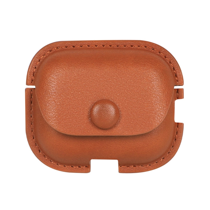 Estuche protector para auriculares de cuero PU con textura Litchi con gancho