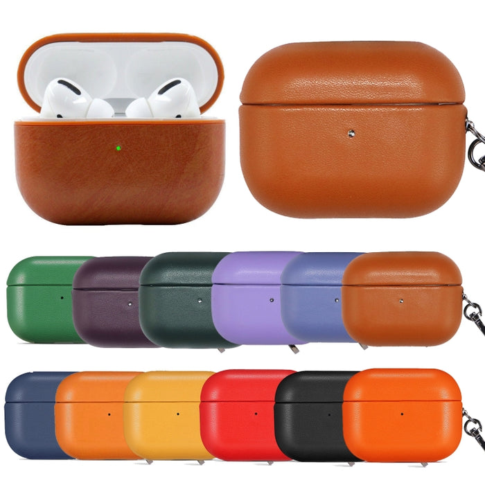 Estuche protector para auriculares Bluetooth inalámbricos de cuero PU