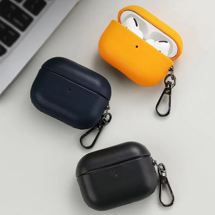Estuche protector para auriculares Bluetooth inalámbricos de cuero PU