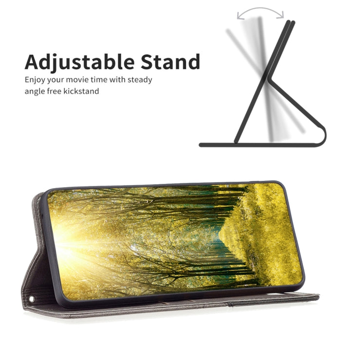 Estuche para teléfono de cuero magnético invisible prismático, For vivo Y35/Y22, For Xiaomi Redmi A1/Redmi A1+, For Samsung Galaxy A04 4G, For Samsung Galaxy A23e 5G