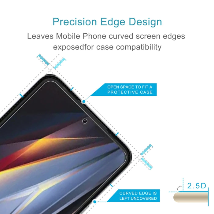 50pcs 0.26mm 9H 2.5D Película de vidrio templado, For TECNO Pova Neo 2 (50 PCS), For ZTE Axon 30S (50 PCS), For Xiaomi Civi 2 / 12 Lite NE / 13 Lite / Civi 3 (50 PCS), For Ulefone Note 14 (50 PCS), For DOOGEE S51 (50 PCS)