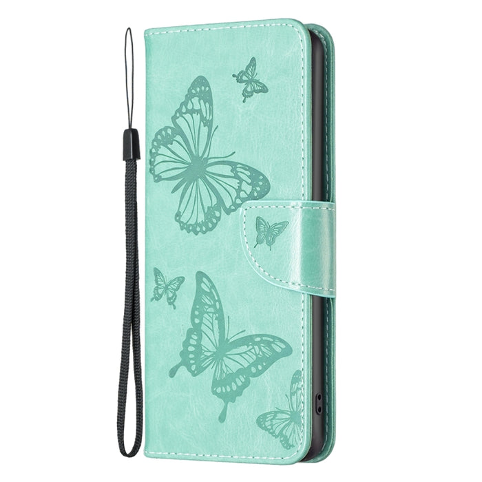 Estuche para teléfono de cuero con dos mariposas en relieve, For vivo Y35/Y22, For Xiaomi Redmi A1/A1+, For Samsung Galaxy A04 4G, For Samsung Galaxy A23e 5G