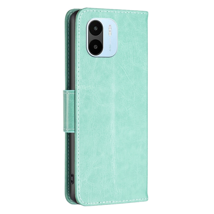 Estuche para teléfono de cuero con dos mariposas en relieve, For vivo Y35/Y22, For Xiaomi Redmi A1/A1+, For Samsung Galaxy A04 4G, For Samsung Galaxy A23e 5G