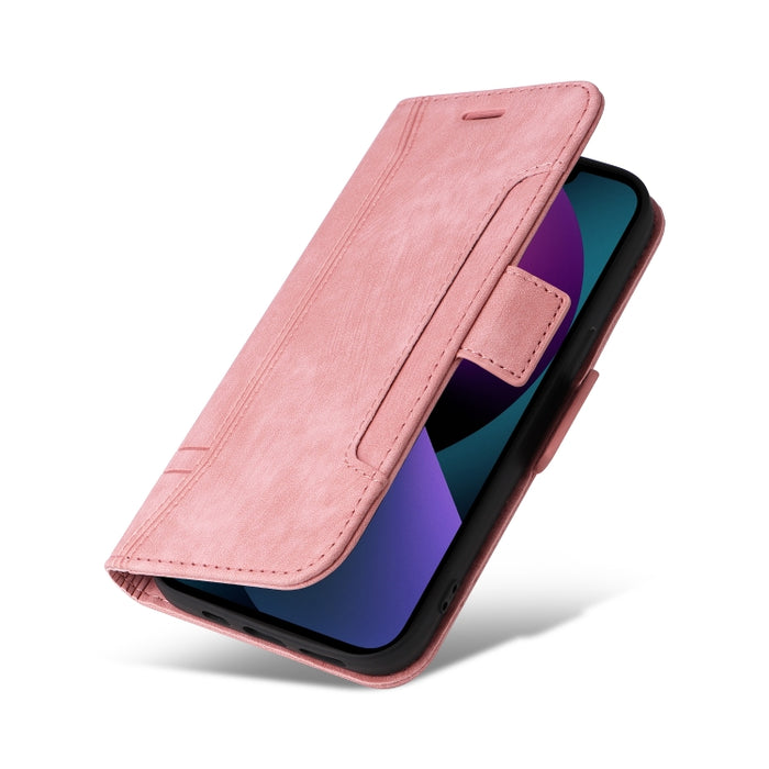BETOPNICE Estuche de cuero con hebilla de doble cara para teléfono
