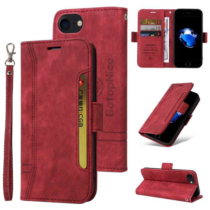 BETOPNICE Estuche de cuero con hebilla de doble cara para teléfono