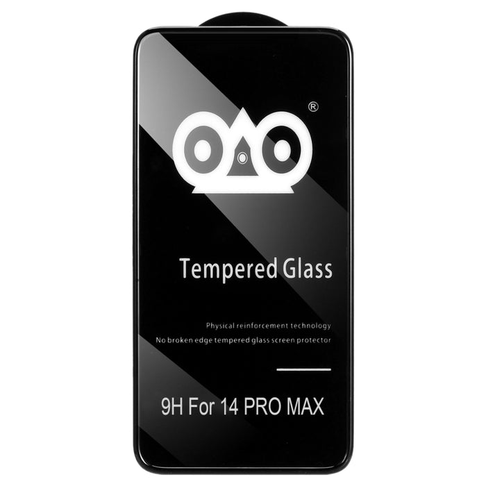Película de vidrio templado de airbag de borde anti-rotura a prueba de golpes, For iPhone 14 Pro Max (1 PC), For iPhone 14 Pro (1 PC)