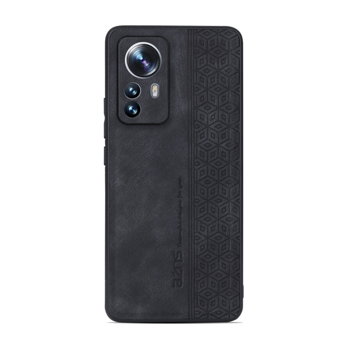 Estuche para teléfono con sensación de piel en relieve AZNS 3D, For Xiaomi 12 Pro / 12S Pro