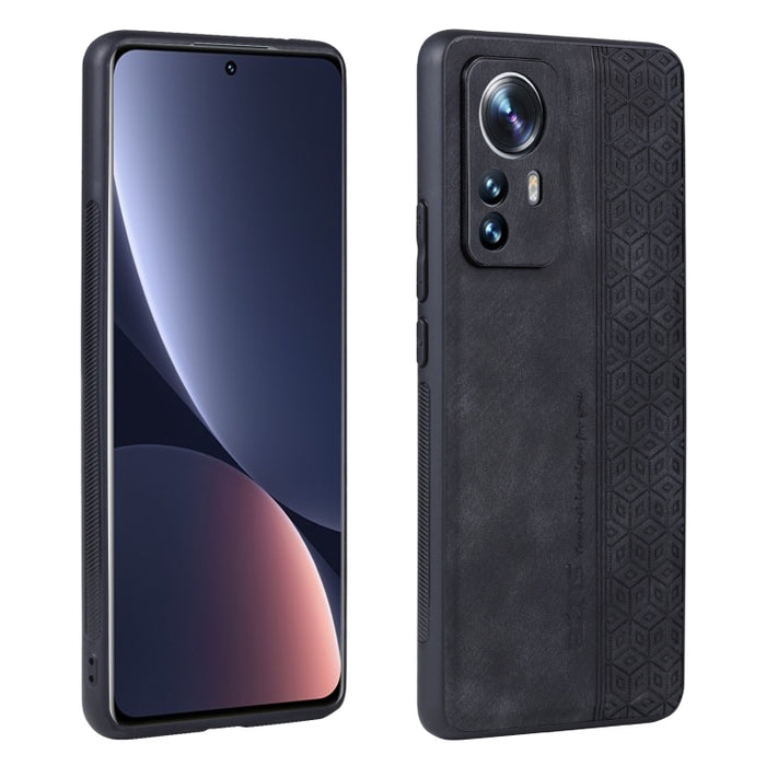 Estuche para teléfono con sensación de piel en relieve AZNS 3D, For Xiaomi 12 Pro / 12S Pro