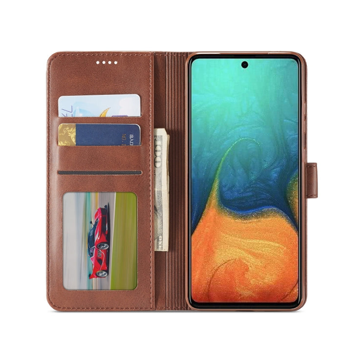 LC.IMEEKE Estuche de cuero con tapa horizontal con textura de becerro, con soporte y ranuras para tarjetas, billetera y marco de fotos, For Huawei P40, For Huawei P40 Pro, For Huawei P40 Lite / nova 6 SE, For Xiaomi Redmi Note 9 Pro                    ...