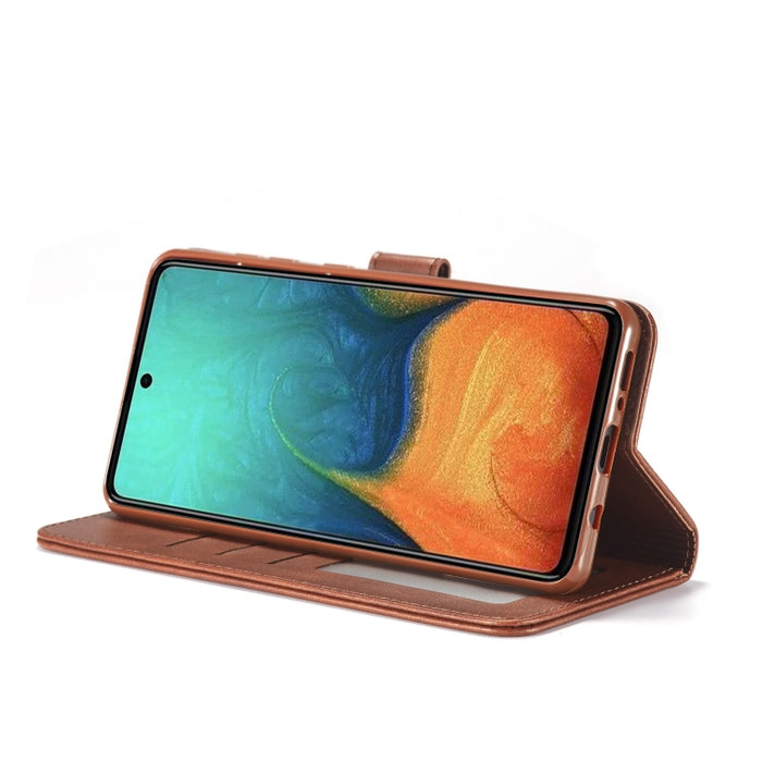 LC.IMEEKE Estuche de cuero con tapa horizontal con textura de becerro, con soporte y ranuras para tarjetas, billetera y marco de fotos, For Huawei P40, For Huawei P40 Pro, For Huawei P40 Lite / nova 6 SE, For Xiaomi Redmi Note 9 Pro                    ...