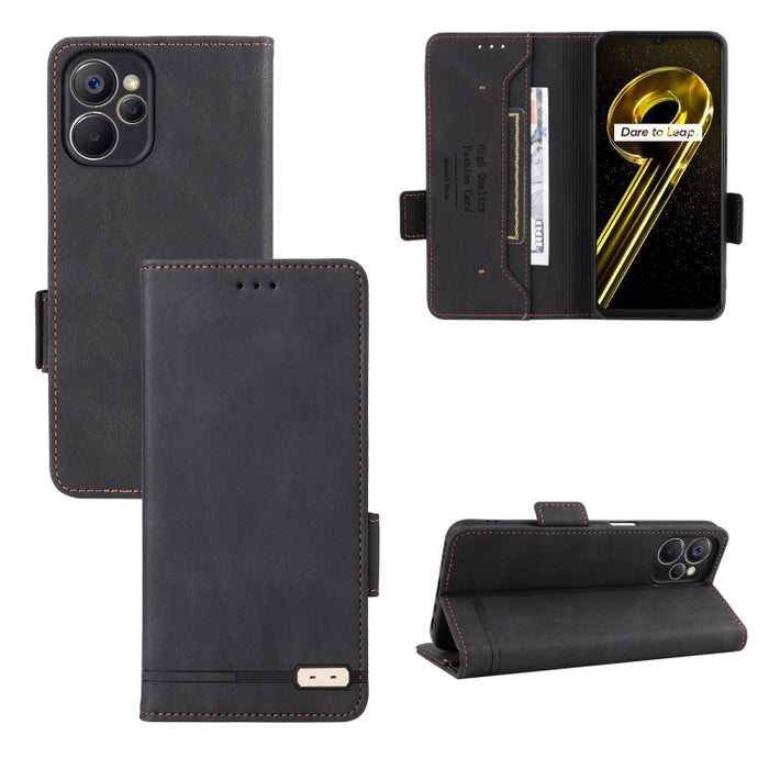 Funda de cuero para teléfono con cierre magnético, For Realme 9i 5G, For Xiaomi Redmi Note 11S / Poco M4 Pro 5G, For Samsung Galaxy A04 4G, For Sony Xperia 5 IV, For Sharp Aquos Sense7 Plus, For OPPO Reno8 5G, For OPPO Reno8 Pro 5G