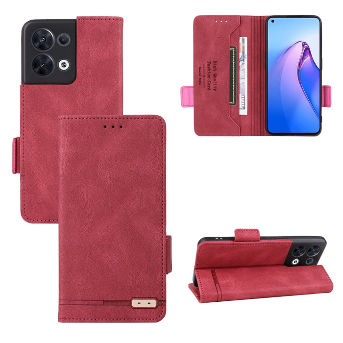 Funda de cuero para teléfono con cierre magnético, For Realme 9i 5G, For Xiaomi Redmi Note 11S / Poco M4 Pro 5G, For Samsung Galaxy A04 4G, For Sony Xperia 5 IV, For Sharp Aquos Sense7 Plus, For OPPO Reno8 5G, For OPPO Reno8 Pro 5G