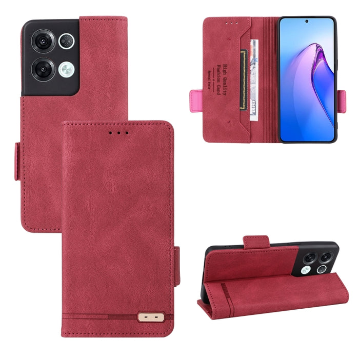 Funda de cuero para teléfono con cierre magnético, For Realme 9i 5G, For Xiaomi Redmi Note 11S / Poco M4 Pro 5G, For Samsung Galaxy A04 4G, For Sony Xperia 5 IV, For Sharp Aquos Sense7 Plus, For OPPO Reno8 5G, For OPPO Reno8 Pro 5G