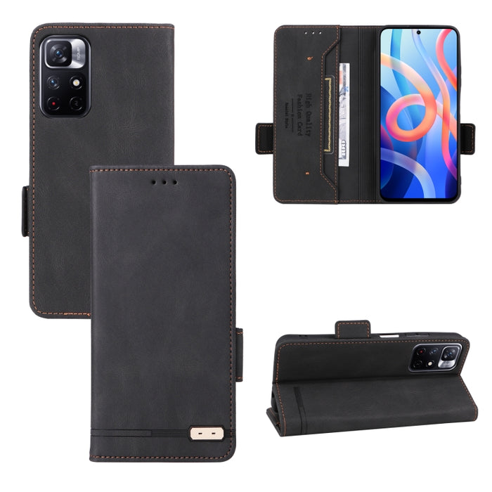 Funda de cuero para teléfono con cierre magnético, For Realme 9i 5G, For Xiaomi Redmi Note 11S / Poco M4 Pro 5G, For Samsung Galaxy A04 4G, For Sony Xperia 5 IV, For Sharp Aquos Sense7 Plus, For OPPO Reno8 5G, For OPPO Reno8 Pro 5G
