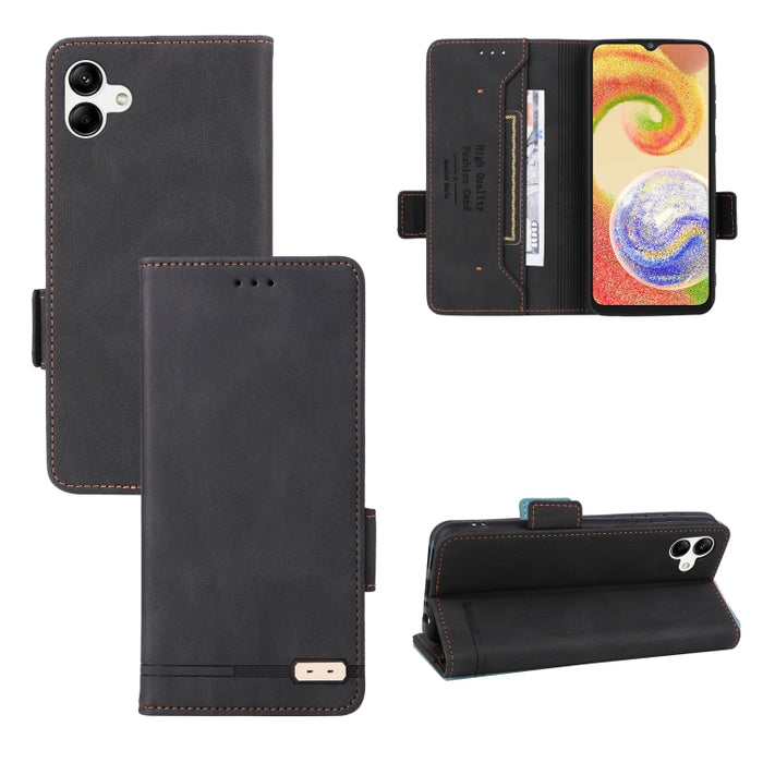 Funda de cuero para teléfono con cierre magnético, For Realme 9i 5G, For Xiaomi Redmi Note 11S / Poco M4 Pro 5G, For Samsung Galaxy A04 4G, For Sony Xperia 5 IV, For Sharp Aquos Sense7 Plus, For OPPO Reno8 5G, For OPPO Reno8 Pro 5G