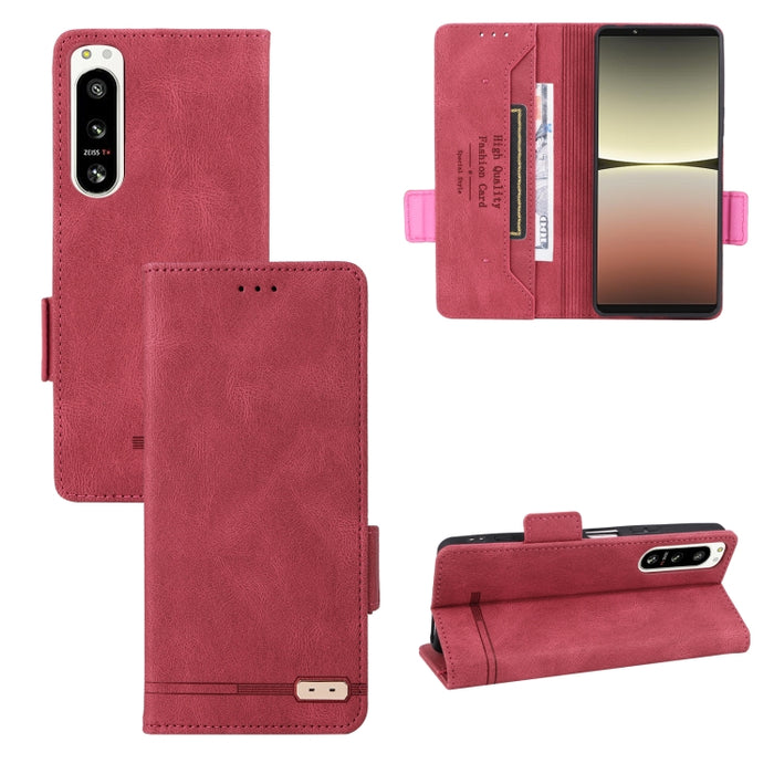 Funda de cuero para teléfono con cierre magnético, For Realme 9i 5G, For Xiaomi Redmi Note 11S / Poco M4 Pro 5G, For Samsung Galaxy A04 4G, For Sony Xperia 5 IV, For Sharp Aquos Sense7 Plus, For OPPO Reno8 5G, For OPPO Reno8 Pro 5G