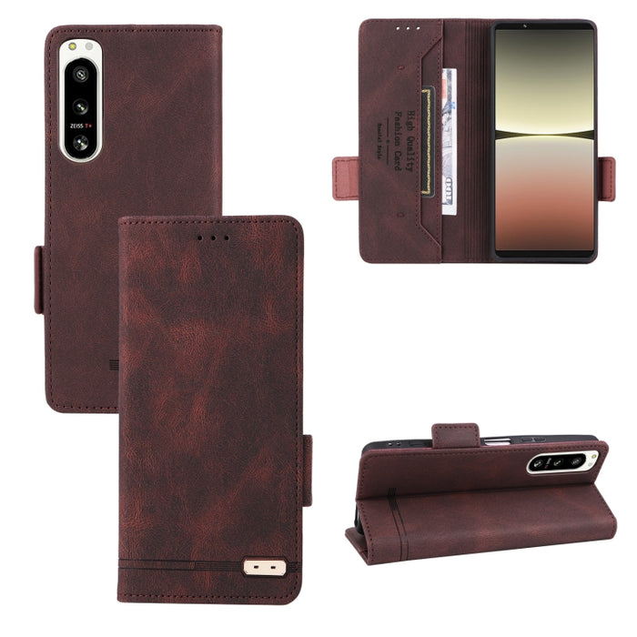 Funda de cuero para teléfono con cierre magnético, For Realme 9i 5G, For Xiaomi Redmi Note 11S / Poco M4 Pro 5G, For Samsung Galaxy A04 4G, For Sony Xperia 5 IV, For Sharp Aquos Sense7 Plus, For OPPO Reno8 5G, For OPPO Reno8 Pro 5G