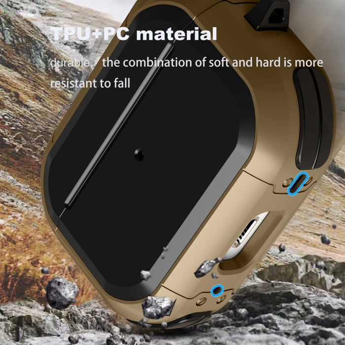 Estuche protector de TPU Thunder Mecha a prueba de golpes para auriculares inalámbricos