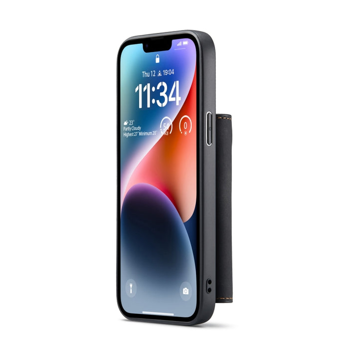 DG.MING M1 Series Estuche de cuero con billetera para múltiples tarjetas de 3 pliegues