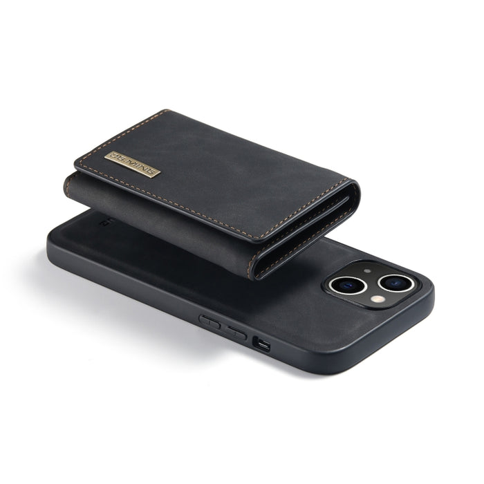 DG.MING M1 Series Estuche de cuero con billetera para múltiples tarjetas de 3 pliegues