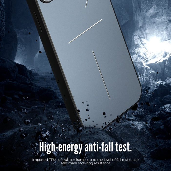 R-JUST RJ52 Estuche para teléfono a prueba de golpes de TPU de metal estilo 3 líneas