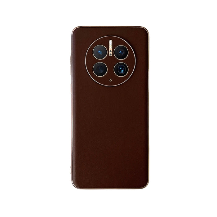 Estuche para teléfono Nano Plating de la serie Xiaoya de cuero genuino, For Huawei Mate 50 Pro, For Huawei Mate 50, For Xiaomi Redmi Note 11 Pro 4G Global/5G Global/Note 11E Pro, For Xiaomi Redmi Note 11 Global/Note 11S 4G