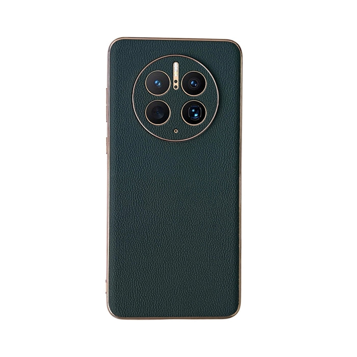 Estuche para teléfono Nano Plating de la serie Xiaoya de cuero genuino, For Huawei Mate 50 Pro, For Huawei Mate 50, For Xiaomi Redmi Note 11 Pro 4G Global/5G Global/Note 11E Pro, For Xiaomi Redmi Note 11 Global/Note 11S 4G