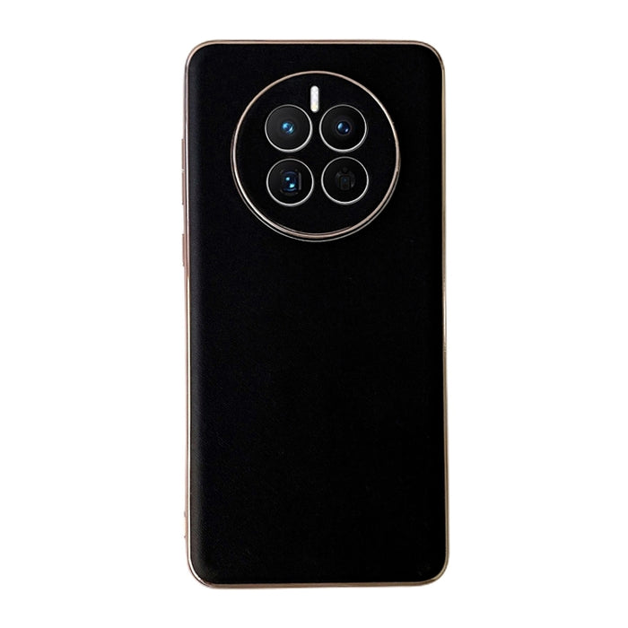 Estuche para teléfono Nano Plating de la serie Xiaoya de cuero genuino, For Huawei Mate 50 Pro, For Huawei Mate 50, For Xiaomi Redmi Note 11 Pro 4G Global/5G Global/Note 11E Pro, For Xiaomi Redmi Note 11 Global/Note 11S 4G
