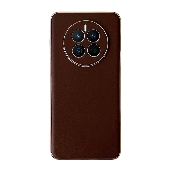 Estuche para teléfono Nano Plating de la serie Xiaoya de cuero genuino, For Huawei Mate 50 Pro, For Huawei Mate 50, For Xiaomi Redmi Note 11 Pro 4G Global/5G Global/Note 11E Pro, For Xiaomi Redmi Note 11 Global/Note 11S 4G