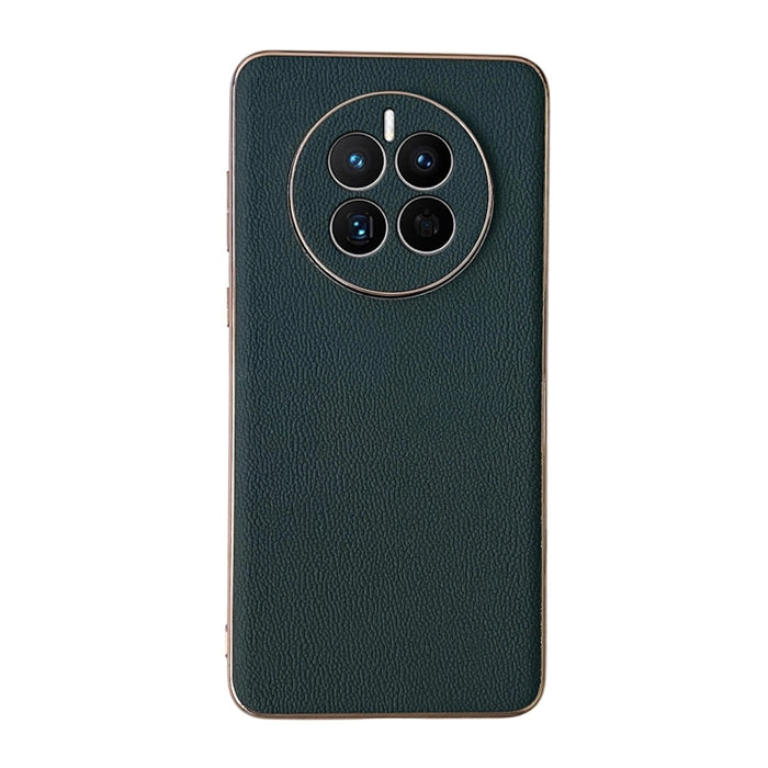 Estuche para teléfono Nano Plating de la serie Xiaoya de cuero genuino, For Huawei Mate 50 Pro, For Huawei Mate 50, For Xiaomi Redmi Note 11 Pro 4G Global/5G Global/Note 11E Pro, For Xiaomi Redmi Note 11 Global/Note 11S 4G