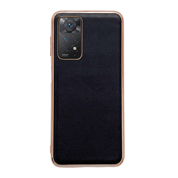 Estuche para teléfono Nano Plating de la serie Xiaoya de cuero genuino, For Huawei Mate 50 Pro, For Huawei Mate 50, For Xiaomi Redmi Note 11 Pro 4G Global/5G Global/Note 11E Pro, For Xiaomi Redmi Note 11 Global/Note 11S 4G