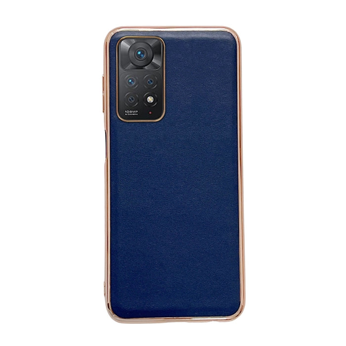 Estuche para teléfono Nano Plating de la serie Xiaoya de cuero genuino, For Huawei Mate 50 Pro, For Huawei Mate 50, For Xiaomi Redmi Note 11 Pro 4G Global/5G Global/Note 11E Pro, For Xiaomi Redmi Note 11 Global/Note 11S 4G