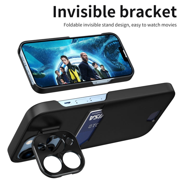 Estuche para teléfono con soporte invisible