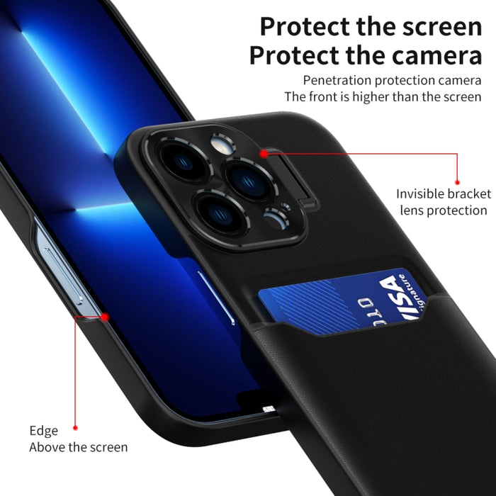 Estuche para teléfono con soporte invisible