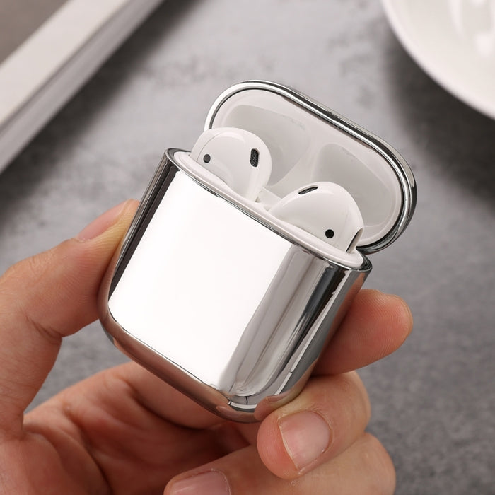 Estuche protector de auriculares de TPU de galvanoplastia dividida con gancho