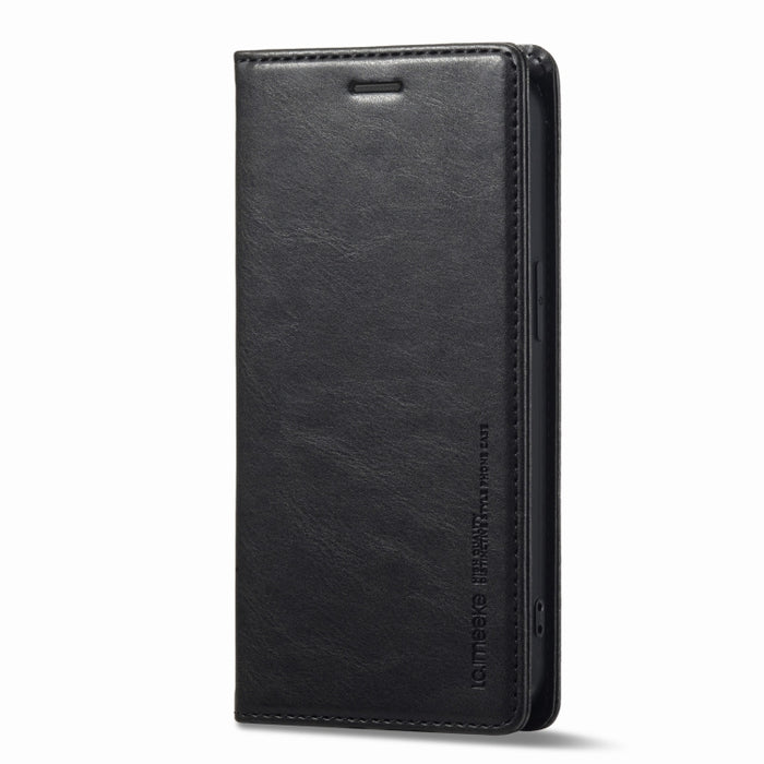 LC.IMEEKE RFID Funda de cuero antirrobo para teléfono, For iPhone 12 mini, For iPhone 11, For iPhone 11 Pro, For iPhone 11 Pro Max