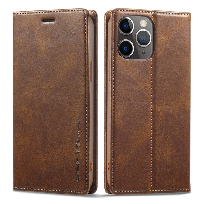LC.IMEEKE RFID Funda de cuero antirrobo para teléfono, For iPhone 12 mini, For iPhone 11, For iPhone 11 Pro, For iPhone 11 Pro Max