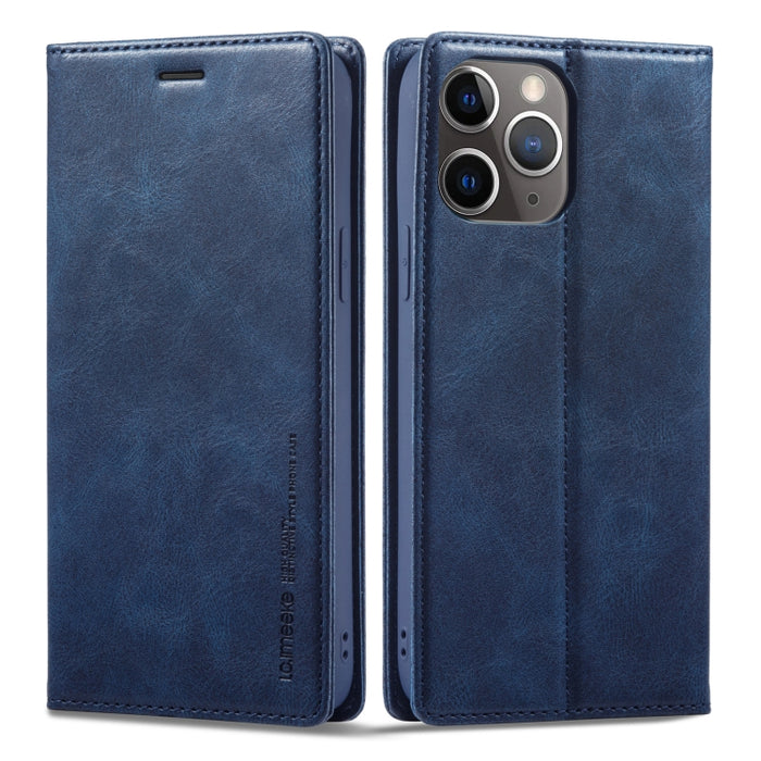 LC.IMEEKE RFID Funda de cuero antirrobo para teléfono, For iPhone 12 mini, For iPhone 11, For iPhone 11 Pro, For iPhone 11 Pro Max