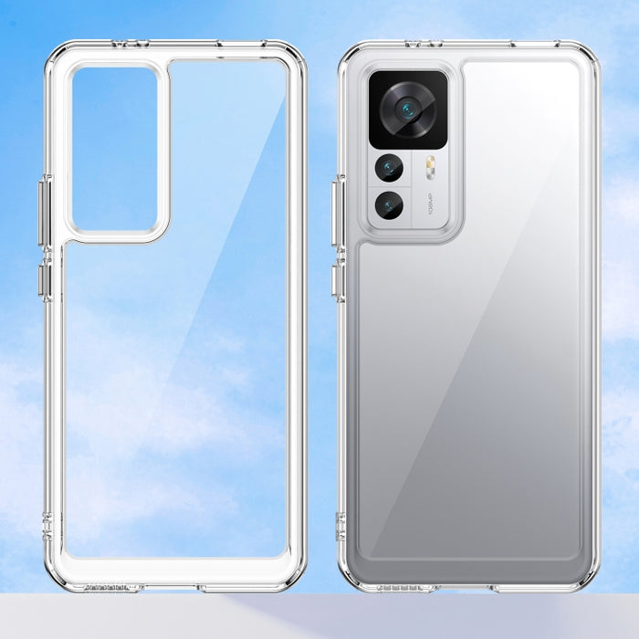 Caja colorida del teléfono de acrílico + TPU de la serie, For Huawei Mate 50E, For Xiaomi Redmi K50 Ultra/Xiaomi 12T/Xiaomi 12T Pro, For Xiaomi 12T Pro