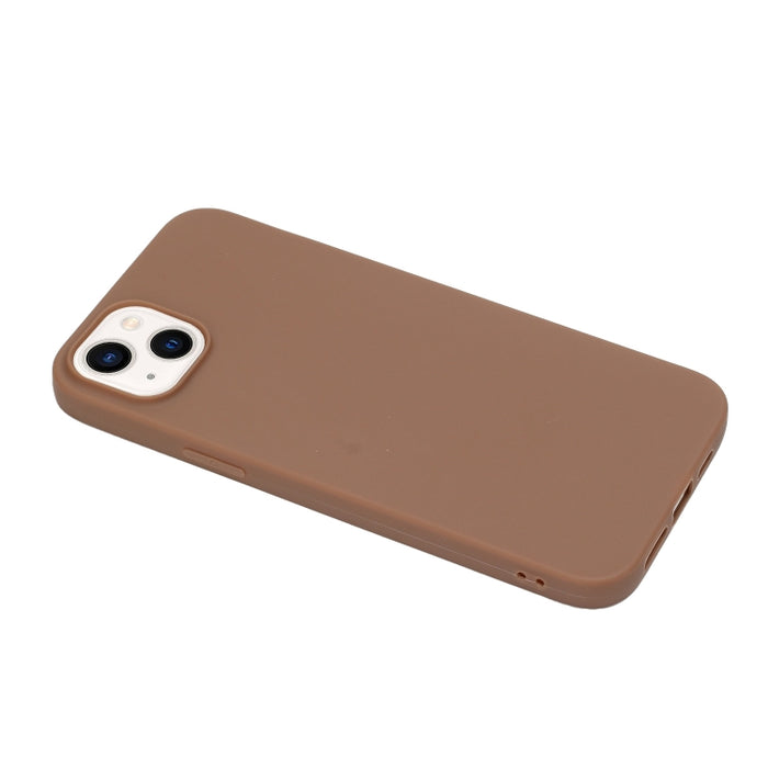 Funda de teléfono de silicona esmerilada de color sólido