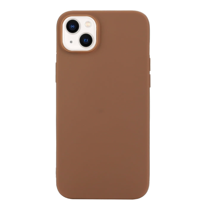 Funda de teléfono de silicona esmerilada de color sólido