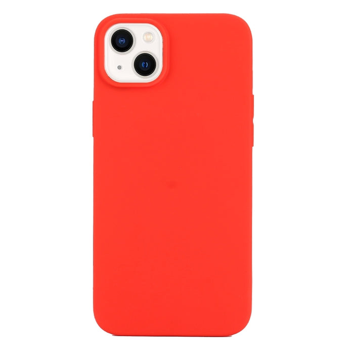 Funda de teléfono de silicona esmerilada de color sólido