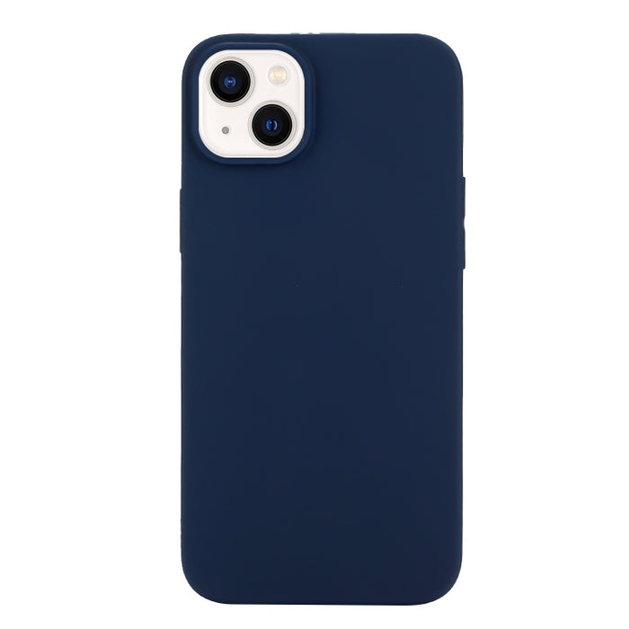 Funda de teléfono de silicona esmerilada de color sólido